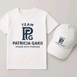 Branded white T-short & cap combo