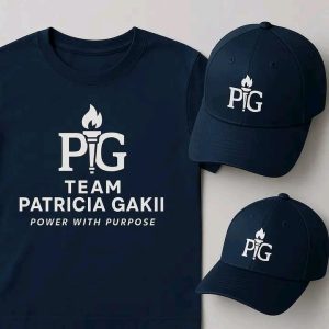 Branded blue t-shirt & cap combo